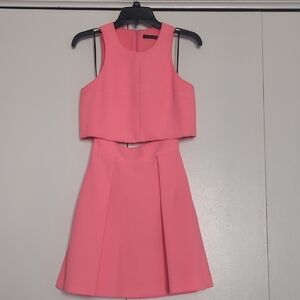 Black Halo Top And Skirt Set